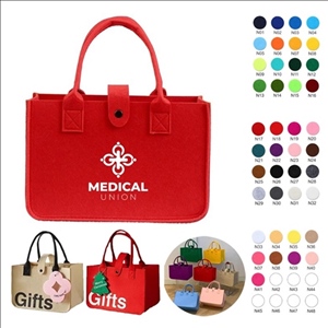 Gift Bags Handbag Grocery Premium Reusable Felt Tote Shopping Bag